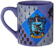 Load image into Gallery viewer, Silver Buffalo Harry Potter Ravenclaw House Crest Ceramic Mug, 14 Ounces