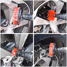 Load image into Gallery viewer, SJPLZQC 18 Pcs Car Cleaning Tools Kit with Car Detailing Brush Set,Auto Detailing Drill Brush Set,Car Cleaning Kit for Cleaning Wheels,Dashboard,Interior,Exterior,Leather, Air Vents, Emblems