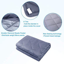 Load image into Gallery viewer, Hypnoser Weighted Blanket Adult (20 lbs, 60''x80'', Queen Size) | Diamond Heavy Blanket | 100% Cotton Material with Glass Beads