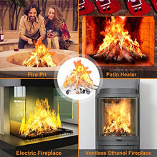 Load image into Gallery viewer, Utheer Gas Fireplace Logs, White Birch Fireplace Logs 6-Piece Small Size, Ceramic Wood Gas Fireplace Logs for Gas Fireplace, Fire Pit, Gas Inserts, Ventless & Vent Free, Indoor, Outdoor