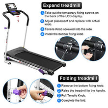 Load image into Gallery viewer, Goyouth Folding Treadmill for Home Electric Motorized Workout Foldable Running Machine Portable Compact Treadmills Jogging Machine for Running and Walking Exercise Fitness, Free Installation