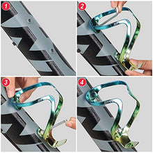 Load image into Gallery viewer, HASAGEI Bike Water Bottle Holder, Bicycle Water Bottle Brackets Dazzling for Sports for Road and Mountain Cycling (Blue Green)