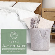 Load image into Gallery viewer, FELFA Storage Basket Set 3 - Decorative Floor Bins with Handles, Blanket Baskets for Living Room, Hamper for Toys, Plant Basket.