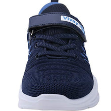 Load image into Gallery viewer, Vivay Kids Running Tennis Shoes Lightweight Casual Walking Sneakers for Boys for Big Kid(1-Dark Blue,4 Big Kid)