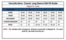 Load image into Gallery viewer, VENZULIA Men's Western Snap Shirt Long Sleeve Regular Fit Plaid Shirts (blueorge. 3XL)