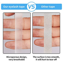 Load image into Gallery viewer, Kirecoo 6 Rolls Lash Tape Adhesive Eyelash Tape, Breathable Eyelash Extension Tape, PE Lash Tape for Eyelash Extensions, Eyelash Extension Supplies - 9 m/10 Yard Each Roll (Transparent)
