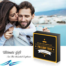 Load image into Gallery viewer, Beard Kit for Men Grooming & Care W/Beard Wash/Shampoo,2 Packs Beard Growth Oil,Beard Balm Leave-in Conditioner,Beard Comb,Beard Brush,Beard Scissor 100% Pure & Organic Beard Growth Kit