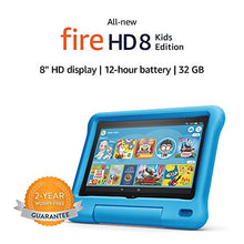 Load image into Gallery viewer, All-new Fire HD 8 Kids Edition tablet, 8" HD display, 32 GB, Blue Kid-Proof Case