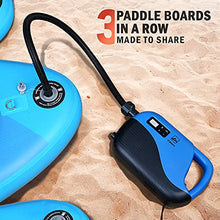 Load image into Gallery viewer, Valwix 20PSI High Pressure SUP Air Pump The Whale - Dual Stage Inflation/Deflation Electric Pump, Auto Cooling for Inflatable Stand Up Paddle Boards
