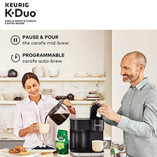 Load image into Gallery viewer, Keurig K-Duo Coffee Maker, Single Serve and 12-Cup Carafe Drip Coffee Brewer, Compatible with K-Cup Pods and Ground Coffee, Black