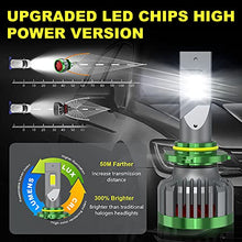 Load image into Gallery viewer, ASLONG 240W 28800LM 9005/HB3 High Beam 9006/HB4 Low Beam LED Headlight Bulbs Combo Package CSP Chips 6000K Cool White Halogen Replacement Bulbs (9005+9006,4 Pack)