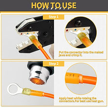 Load image into Gallery viewer, 540PCS Marine Grade Heat Shrink Wire Connectors - Sopoby Electrical Connectors Kit of Tinned Red Copper, AWG 22-10 Waterproof Crimp connectors terminals Insulated Ring Fork Spade Butt Splices