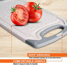 Load image into Gallery viewer, KIMIUP Kitchen Cutting Board (Set of 3),Professional Chopping Boards Sets,Dishwasher Safe Cutting Boards With Juice Grooves & Carrying Handle & No BPA