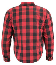 Load image into Gallery viewer, Milwaukee Performance MPM1631 Men's Armored Checkered Flannel Biker Shirt with Aramid by DuPont Fibers - Medium