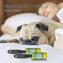 Load image into Gallery viewer, COMMEMA Lint Rollers for Pet Hair Extra Sticky, Pet Hair Remover, Lint Remover, Lint Roller Set Brush for Dog & Cat Hair Removal, Clothes, Furniture, 2 Handles with 4 Refills, 240 Total Sheets