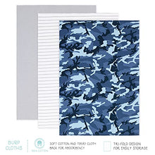 Load image into Gallery viewer, The Peanutshell Newborn Layette Gift Set for Baby Boys | 23 Piece Newborn Boy Clothes & Accessories Set | Fits Newborns to 3 Months | Blue Camo