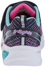 Load image into Gallery viewer, Skechers girls Sport Lighted - Shimmer Beams Sparkle Glow 20300n (Toddler) Sneaker, Navy/Multi, 9 Toddler US