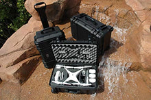 Load image into Gallery viewer, Case Club Pre-Cut Waterproof Drone Case with Wheels, Extension Handle & 2 Moisture Absorbing Silica Gel - Fits DJI Phantom 4 (Propellers On)