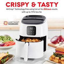 Load image into Gallery viewer, Dash Tasti-Crisp™ Digital Air Fryer with AirCrisp® Technology, Custom Presets, Temperature Control, and Auto Shut Off Feature, 2.6 Quart - White
