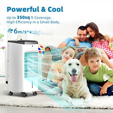Load image into Gallery viewer, SEEPER Portable Evaporative Cooler, Strong Wind Speed Tower Fan w/Cooling Function, 12h Timer, 20ft Remote Control, 3 Modes Quiet Air Conditioner for Home, Small Room & Office