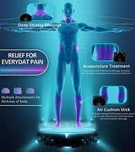 Load image into Gallery viewer, VIKTOR JURGEN Handheld Back Massager - Double Head Electric Full Body Massager - Deep Tissue Percussion Massage for Muscles, Head, Neck, Shoulder, Back, Leg, Foot -Best Gifts for Women/Men