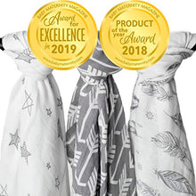 Load image into Gallery viewer, Muslin Swaddle Blankets, 3 Pack Large 47x47in Baby Blanket, Wanderer