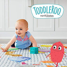 Load image into Gallery viewer, Toddleroo by North States Superyard 6 Panel Baby Play Yard/Barrier with Wall Mount Kit: Create a safe play area or extra wide baby gate anywhere. 38.5" - 201" wide, 18.5 ft. enclosure (26" tall, Gray)