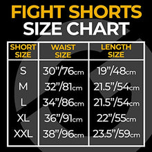 Load image into Gallery viewer, Gold BJJ Jiu Jitsu Shorts - IBJJF Approved No Gi Fight Short - for Grappling, MMA, Wrestling, Muay Thai & Boxing (X-Small) Black