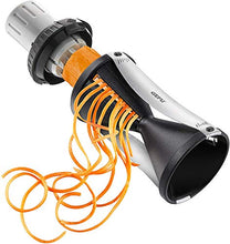 Load image into Gallery viewer, GEFU Spiralizer - Vegetable Spiral Slicer with Attachable Finger Guard - Spirelli 2.0