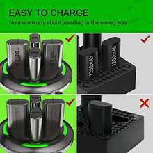 Load image into Gallery viewer, Rechargeable Battery Packs for Xbox One/Xbox Series X|S, 4 X 1500mAh Xbox one Controller Battery Packs, High Capacity Rechargeable Batteries with Charger for Xbox One/One S/One X/One Elite
