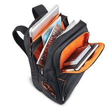 Load image into Gallery viewer, solo Everyday Laptop Backpack, Black, 17.5 x 11.75 x 8