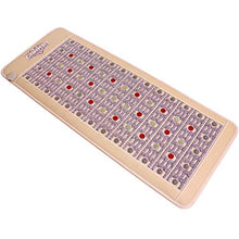Load image into Gallery viewer, GemsMat - Leon- Far Infrared Amethyst Jade Tourmaline Crystal Heat Stone Mat (60"L x 24"W) - Red Light 16 Photon FIR Therapy -FDA Registered Manufacturer -Adjustable Timer & Temperature - Heating Pad