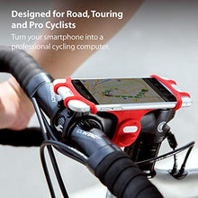 Load image into Gallery viewer, Bone Bike Tie Pro, Universal Bike Phone Mount, Bicycle Stem Handlebar Cell Phone Holder for 4 to 6 Inch Smartphone, iPhone 8 7 6s Plus 5 SE Samsung Galaxy S8 S7 Note 6 (Dark Blue)