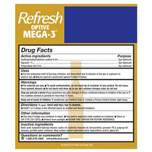Load image into Gallery viewer, Refresh Optive Mega-3 Lubricant Eye Drops, Preservative-Free, 0.01 Fl Oz Single-Use Containers, 60 Count