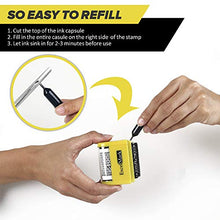 Load image into Gallery viewer, ExcelMark Rolling Identity Theft Guard Stamp (Refill Ink Set)