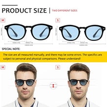 Load image into Gallery viewer, TR90 JAY DEPP MO SCOT Polarized Tony Sark Women's Fashion Retro Colorful Sunglasses Round Blue Sunglasses