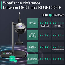 Load image into Gallery viewer, Yealink WH62 Wireless Headset with Microphone for PC Computer Laptop Teams Certified Headset for Office IP VoIP Phones DECT Headset SIP Phone for UC Communication