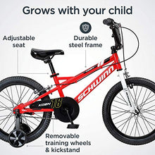 Load image into Gallery viewer, Schwinn Koen Boys Bike for Toddlers and Kids, 18-Inch Wheels, Red