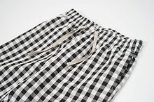 Load image into Gallery viewer, Big Boys Teeny Pajama Pants Plaid Print Breathable Lightweight Sleep Lounge Bottoms with Pocket (Blue, S)