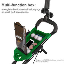 Load image into Gallery viewer, Janus Golf Push Cart, Golf cart for Golf Clubs, Golf Pull cart for Golf Bag, Golf Push carts 4 Wheel Folding, Golf Accessories for Men Women/Kids Practice and Game
