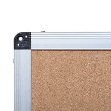 Load image into Gallery viewer, VIZ-PRO Cork Notice Board, 48 X 36 Inches, Silver Aluminium Frame