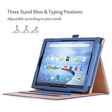 Load image into Gallery viewer, All-New Amazon Fire HD 10 Case (9th / 7th Generation, 2019/2017 Released) – ProCase Stand Folio Folding Protective Cover for Kindle Fire HD 10.1" Tablet (7th Generation and 9th Generation) -Navy Blue