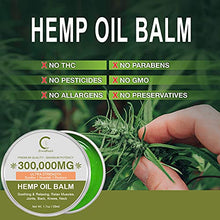 Load image into Gallery viewer, GPGP GreenPeople Natural Hemp Extract Balm - 300,000MG - Hemp Cream is Suitable for Muscles, Back, Ankle, Knees - 1.7oz