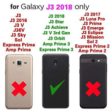 Load image into Gallery viewer, Asuwish Compatible with Samsung Galaxy J3 Orbit J 3 Star 2018 3J Achieve Case and Tempered Glass Screen Protector Cover Cell Accessories Phone Cases for Glaxay J3V V 3rd Gen SM J337A J337V J337 Red