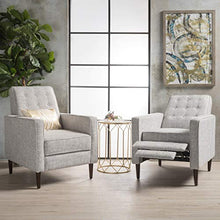 Load image into Gallery viewer, Christopher Knight Home Mervynn Mid-Century Modern Fabric Recliners, 2-Pcs Set, Light Grey Tweed