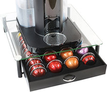 Load image into Gallery viewer, DecoBros Crystal Tempered Glass Nespresso Vertuoline Storage Drawer Holder for Capsules