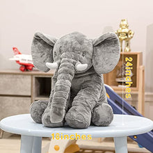 Load image into Gallery viewer, HOMILY Stuffed Elephant Plush Animal Toy 24 INCH