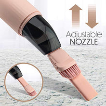 Load image into Gallery viewer, Starument Portable Hand Vacuum Cleaner Handheld Cordless Cleaner for Dust Pet Hair Dirt Home Car Interior, Furniture Lightweight Easy to Use, Compact Design Battery Rechargeable with USB-C Cable Pink