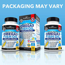 Load image into Gallery viewer, Fish Oil Omega 3 EPA & DHA 2250 mg - Burpless Lemon Flavor Triple Strength Supplement - Immune & Heart Support Fatty Acids Pills - Promotes Immunity, Joint, Eyes, Brain & Skin Health - Non GMO 90 Ct