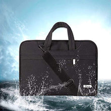 Load image into Gallery viewer, Voova Laptop Bag 17 17.3 inch Water-resistant Laptop Sleeve Case with Shoulder Straps & Handle/Notebook Computer Case Briefcase Compatible with MacBook Pro/New Razer Blade Pro 17 / Acer/Asus/Hp,Black
